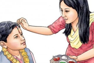 आज भाइटीका, शुभसाइत ११ बजेर ३७ मिनेटमा, टीका लगाउँदा कता फर्किने ?