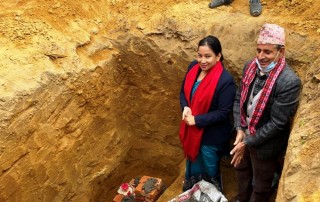 भरतपुर बहुप्राविधिक शिक्षालयको भवन शिालन्यास