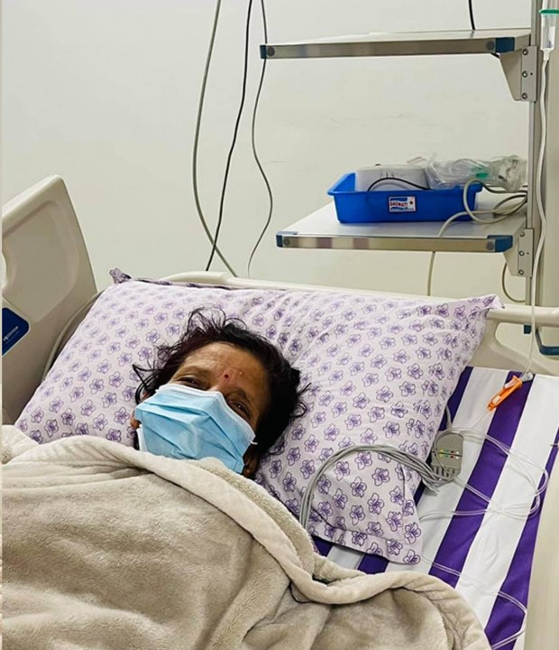प्रचण्डकी पत्नी सीता दाहाल अस्पताल भर्ना
