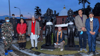 माडी अयोध्यापुरीमा राख्न ओलीले यस्ता बनाए राम र सीताको मूर्ति, ओलीले आफै प्राण प्रतिष्ठा गराउने 