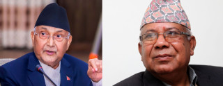 ओलीले निलम्बन गरेपछि झन् उग्र बनेका माधव नेपालले पोखरा पुगेर ओलीलाई हाने छिर्के 
