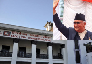 प्रचण्ड-माधवका कुरा काट्दै एक घण्टा सम्म ओली निर्वाचन आयोगमा किन बसे ? यस्तो भएछ कुरा 