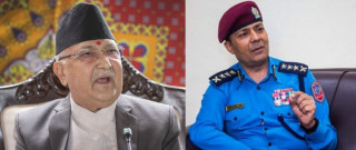 प्रधानमन्त्री ओलीका सामु यसरी लत्रिए आईजीपी शैलेश थापा, झाँक्री समात्न भएछ १० दिन ढिलाई 