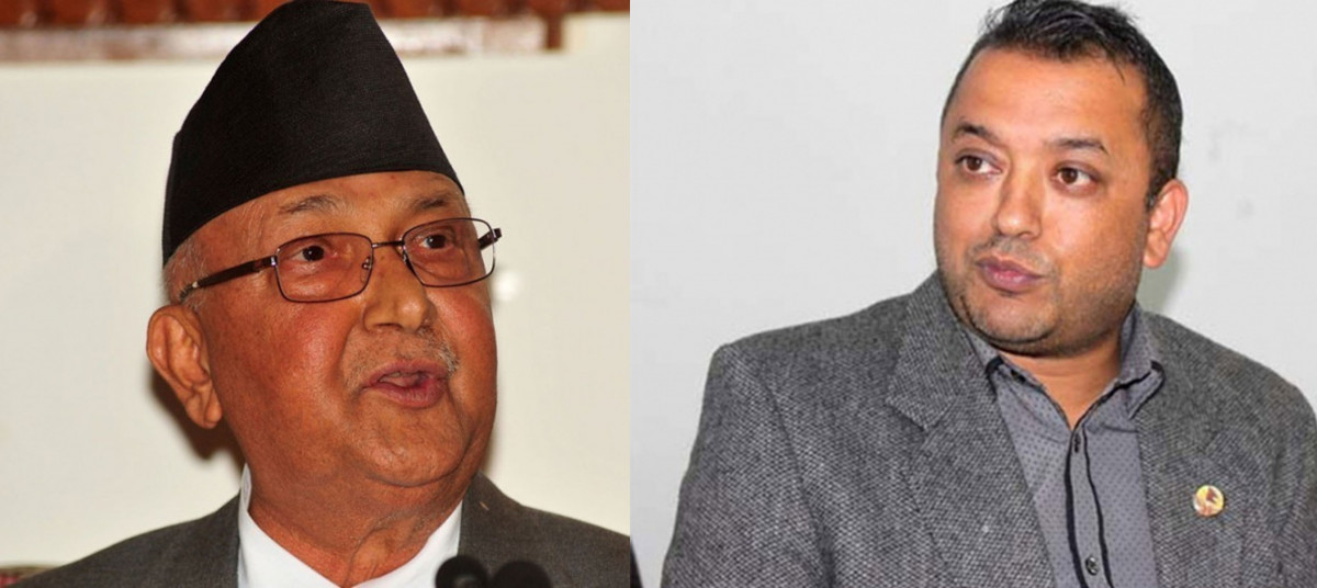 प्रधानमन्त्रीका लागि नालायक र हाँस्यकलाकारका लागि लायक भन्दै गगनले ओलीलाई यसरी उडाए