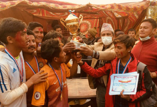 शहिद कुमार बरामको २० औं स्मृतिसभाको अवसरमा फुटवल प्रतियोगिता सम्पन्न