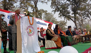 बुद्धको मावली देवदहमा बौद्ध विश्वविद्यालयको नयाँ पूर्वाधार निर्माण हुँदै ,  अर्थमन्त्री पौडेलद्वारा उद्घाटन