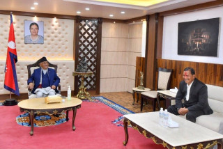 ओली र विप्लब सभागृहमा पुगे लगत्तै प्रचण्ड-माधवले सिंहदरबारमा ११२ सांसद भेला पारे 