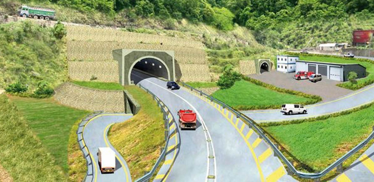 नागढुङ्गा सुरुङमार्ग निर्माण नौ प्रतिशत