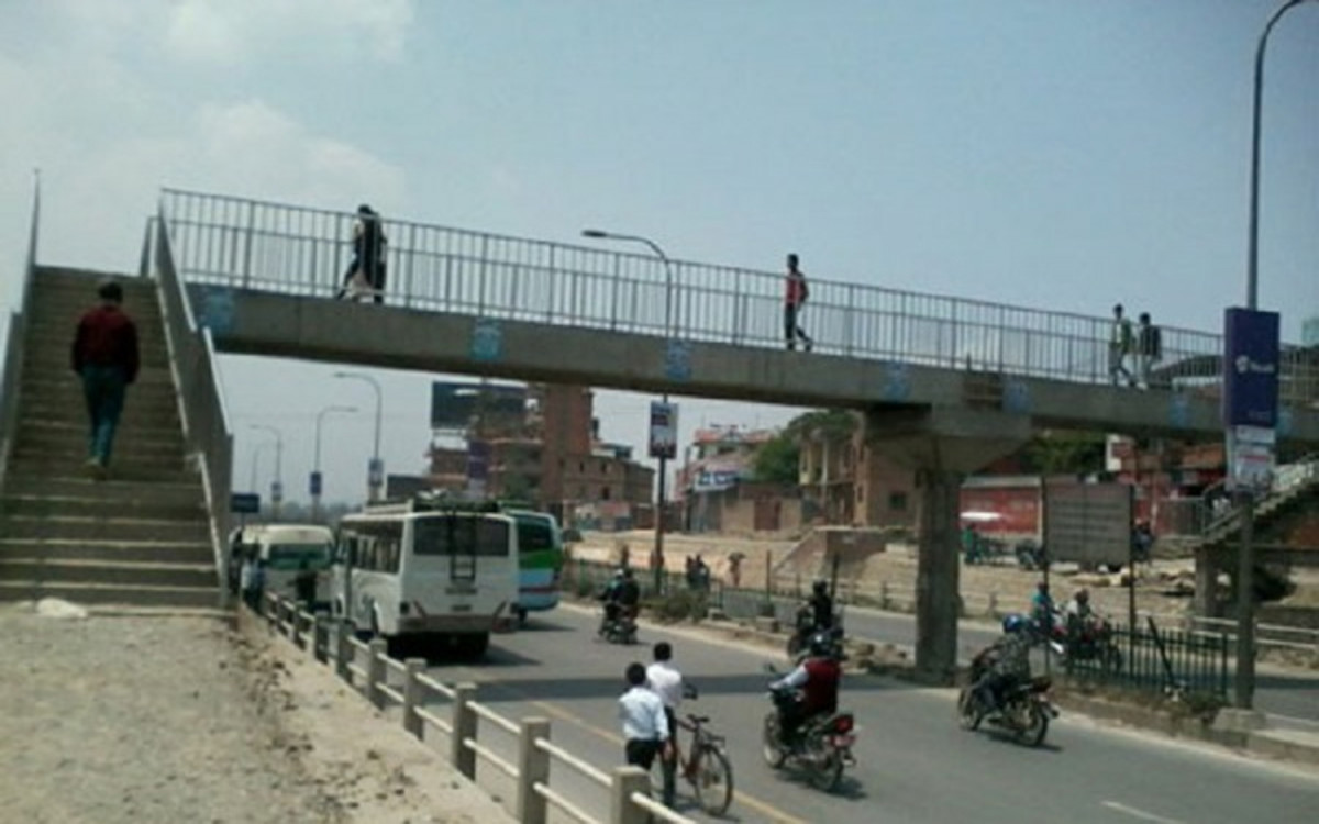विराटनगरमा आकाशे पुल बन्ने  