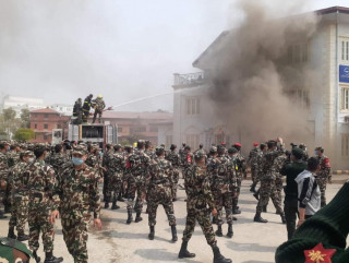 आर्मी हेडक्वार्टरमा दन्कियो आगो, कसरी भयो आगलागी ?
