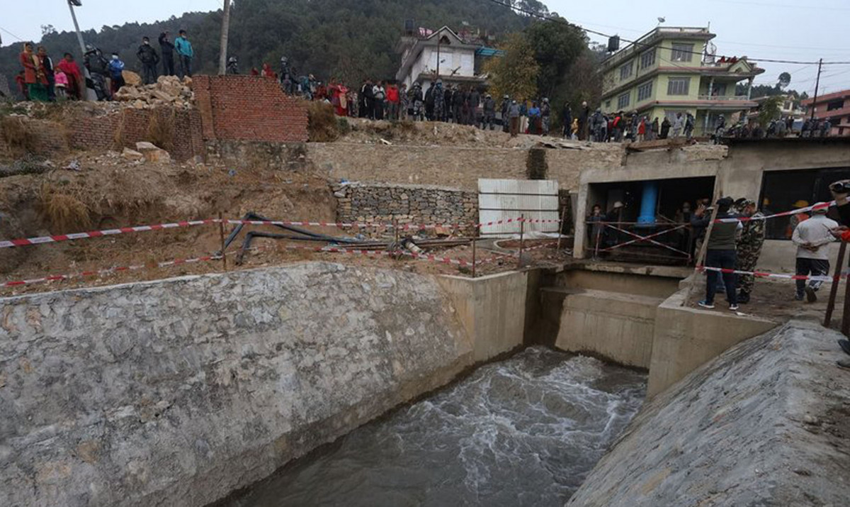 मेलम्चीको पानी एक सातामै धारामा