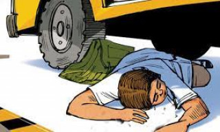 ट्रकको ठक्करबाट प्रहरीको मृत्यु    