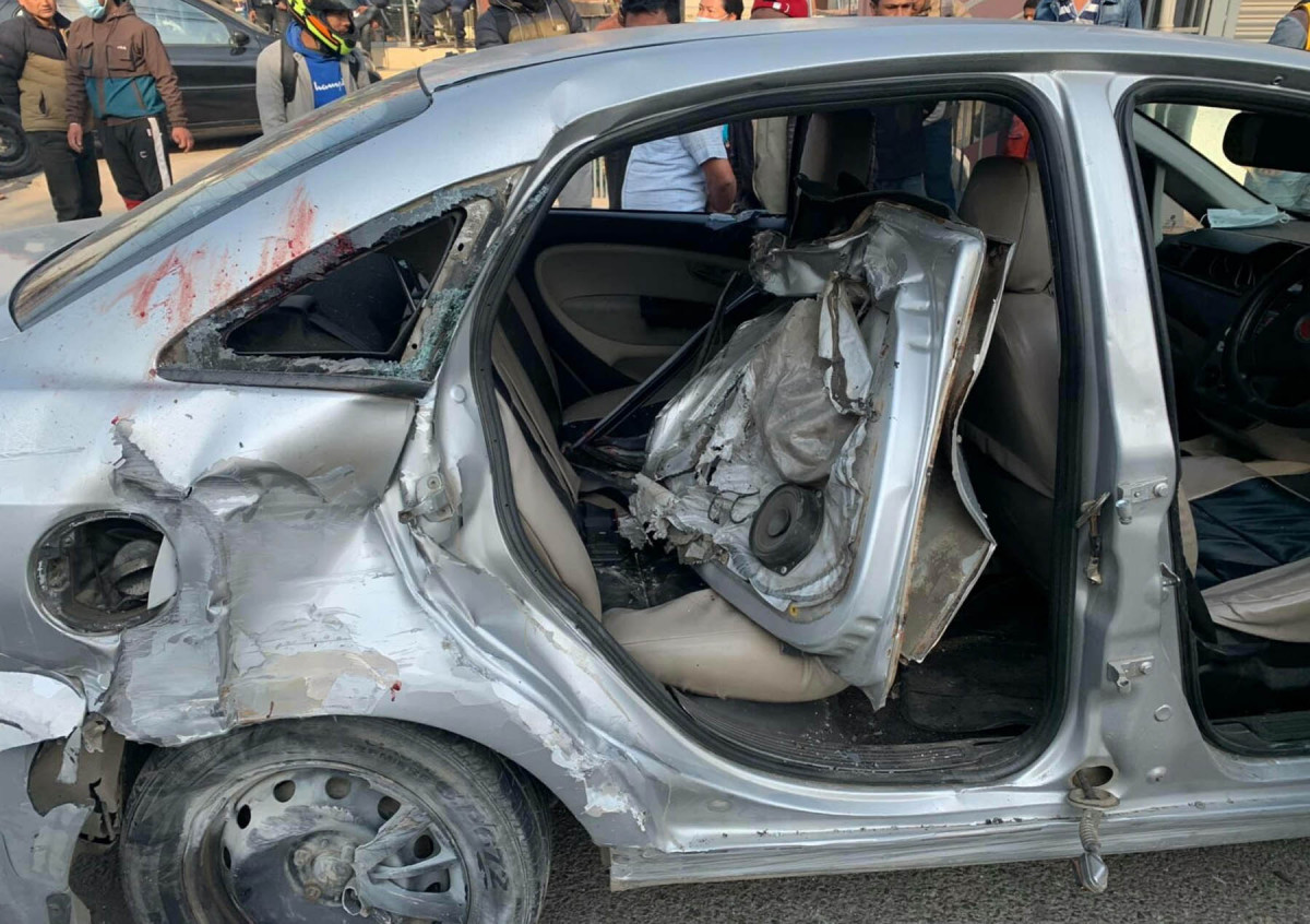 कार दुर्घटना हुँदा एकको मृत्यु