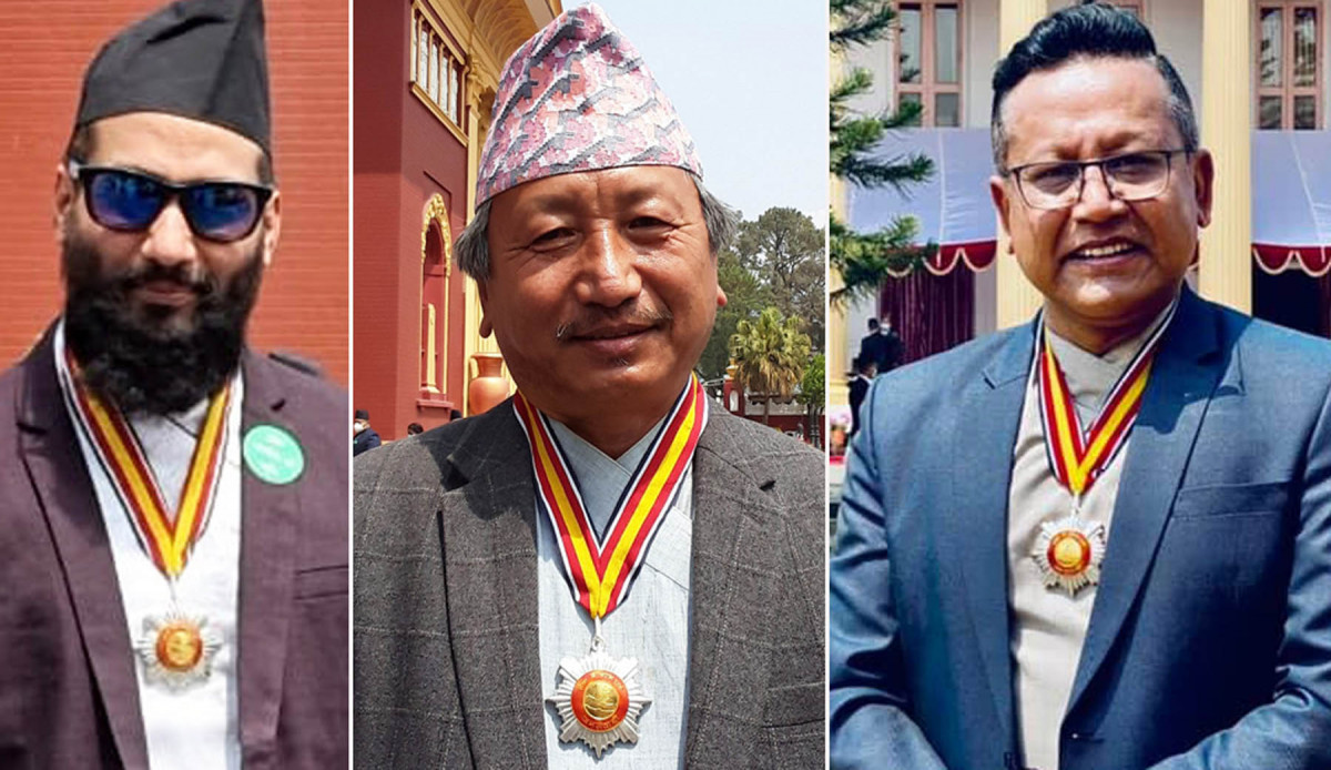 राष्ट्रपतिद्वारा कलाकारलाई मानपदवी वितरण, कसले पाए कुन पदक ?