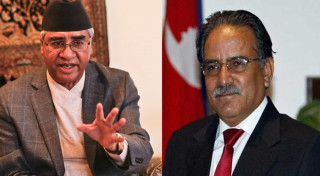 ओलीलाई ओराल्ने बैठकमा प्रचण्ड तीन भाई लिएर पुगे देउवा निवास, जसपाका नेता कता भए गायब ?