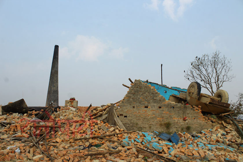 हावाहुरीले  ८० लाख बराबरको धनमाल क्षति