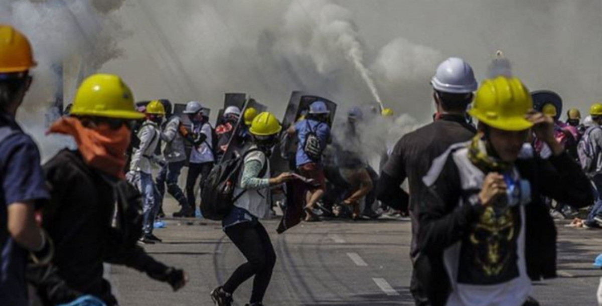 म्यानमारमा  गोली प्रहार गरी सात प्रदर्शनकारीको हत्या