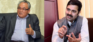 राष्ट्रियसभा सदस्य उपनिर्वाचनका लागि हेटौंडा पुगे बादल र देवकोटा