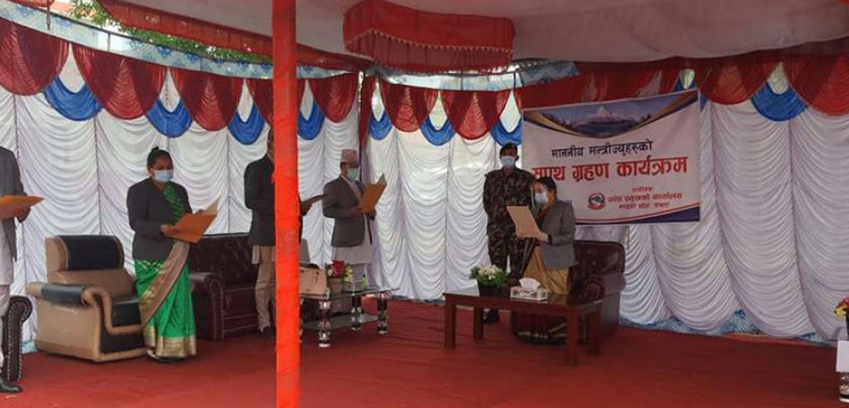 सरकार बने देखिको विवाद केही दिनलाई मत्थर,गण्डकी प्रदेशका मन्त्रीले कुन-कुन मन्त्रालय पाए ?