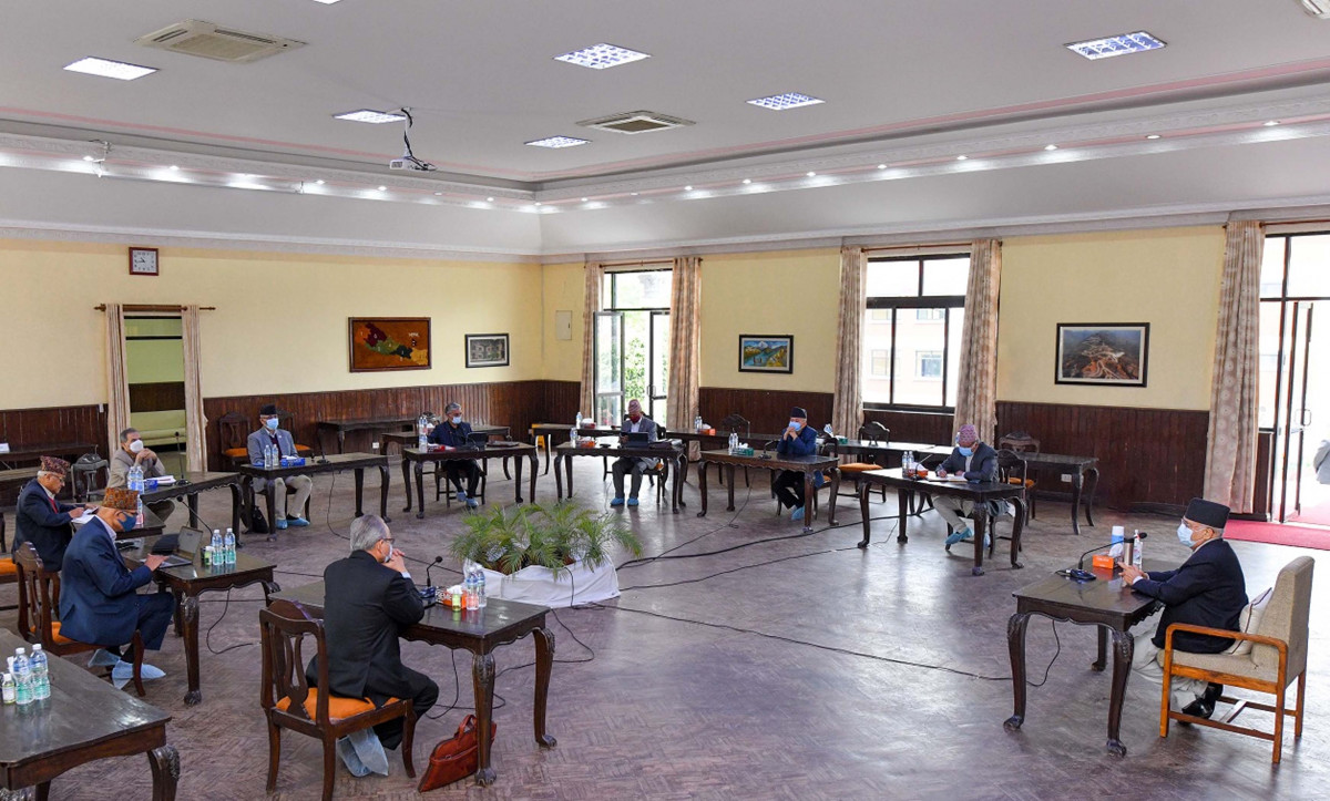 बालुवाटारमा बोलाइएको स्थायी कमिटीको बैठक स्थगित