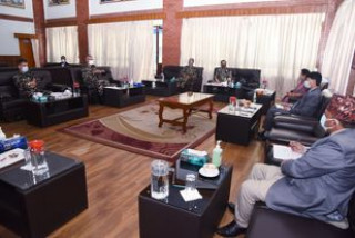आइसोलेसन सेन्टर तथा कोविड उपचार सहकार्यका लागि मेयर शाक्य र उपत्यका पृतनाविच छलफल