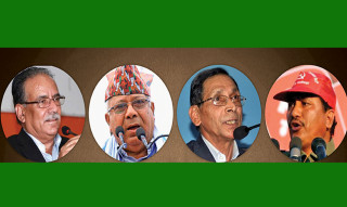 प्रचण्डदेखि विप्लवसम्म एउटै मञ्चबाट सम्बोधन गर्दै, ओलीलाई छैन निम्तो