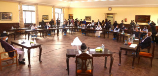 नेपाली कांग्रेसको पदाधिकारी बैठक बूढानिलकण्ठमा  सुरु