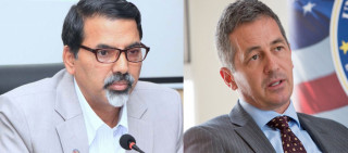 अमेरिकी राजदूत र अर्थमन्त्रीबीच भेटवार्ता