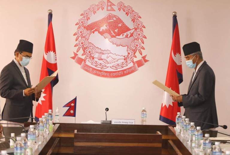 राष्ट्रिय योजना आयोगका उपाध्यक्ष पौडेलले लिए पद तथा गोपनियताको सपथ