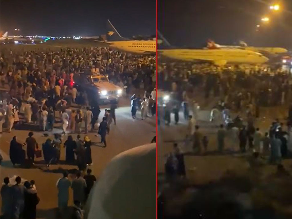 काबुलस्थित विमानस्थलमा गोली चल्यो,तीन जना ठहरै भए