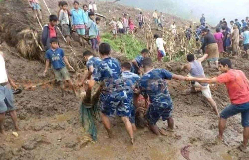 पाँचथरको  पहिरोमा बेपत्ता दुईजनाको शव फेला पर्यो