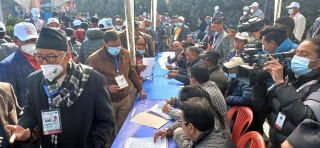 मतदानमा सहभागी प्रतिनिधि