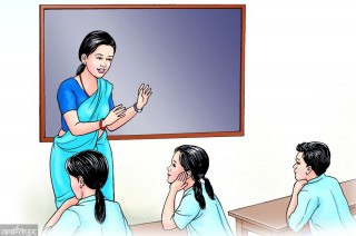आफैं प्रधानाध्यापक, कक्षा शिक्षक र आफैँ कार्यालय सहयोगी, ३३३ जना विद्यार्थीलाई एक्लै कसरी पढाउँछन् ?
