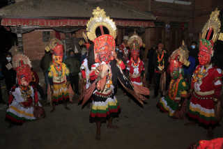 नवदुर्गा नाच: मध्यपुर थिमिको विभिन्न स्थान देखाइँदै