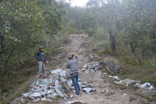 पर्यटकीयस्थल लभ्लीहिलमा पूर्वाधार निर्माण हुँदै