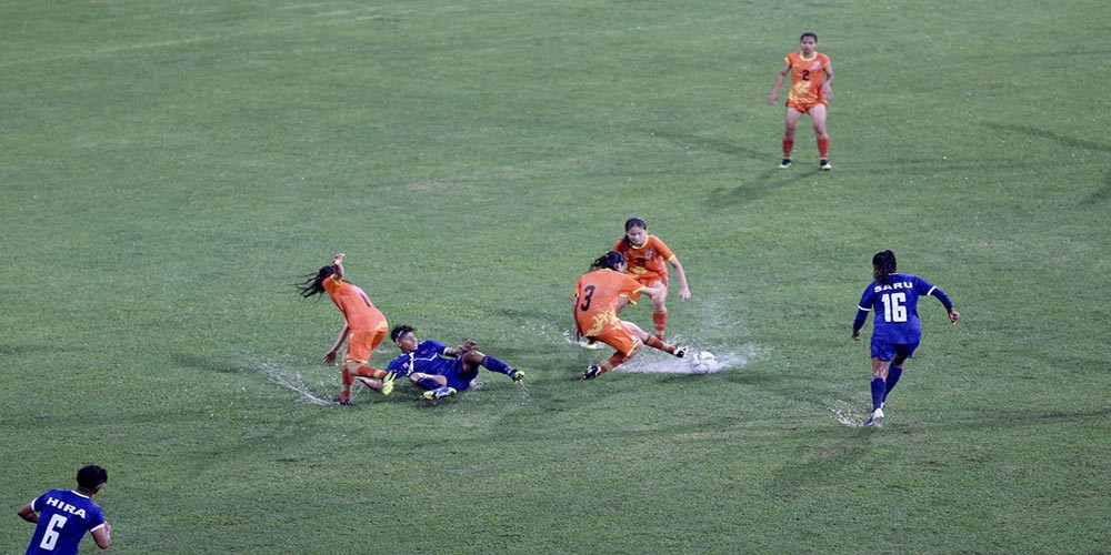 साफ महिला च्याम्पियनसिप: नेपाल र श्रीलङ्का भिड्दै
