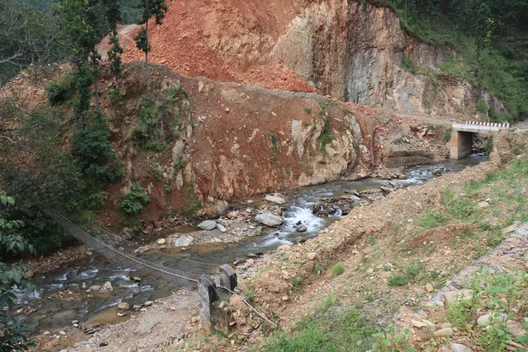 बेवारिसे बनेको झोलुङ्गेपुल