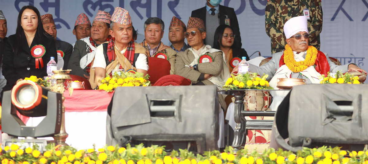 घलेकमा चिटिक्क सजिए प्रचण्ड, यस्तो देखियो टुँडिखेलमा तमु ल्होसारको रौनक