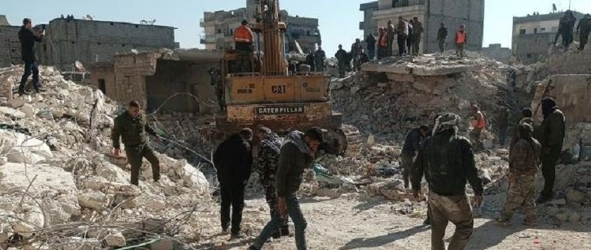 सिरियामा सात तले भवन भत्कँदा १६ जनाको मृत्यु