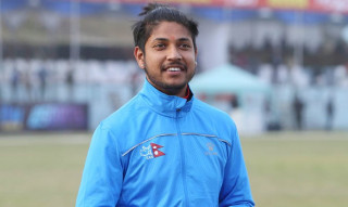 क्रिकेटर  सन्दीपविरुद्धको मुद्दा फैसलाको पेसी न्यायाधीस घिमिरेको इजलासमा हुदैँ