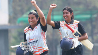 ललितपुर मेयर कप महिला क्रिकेट: एपीएफले कोशीलाई दियो १५५ रनको लक्ष्य