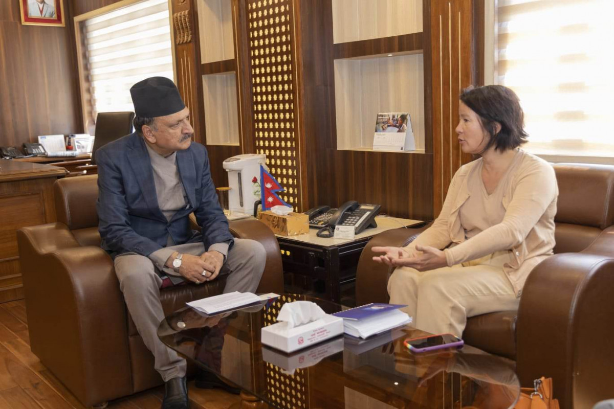 अर्थमन्त्री डा. महत र युरोपियन युनियनकी राजदूत एमएस नोनीबीच भेटवार्ता, के भयो कुराकानी ?