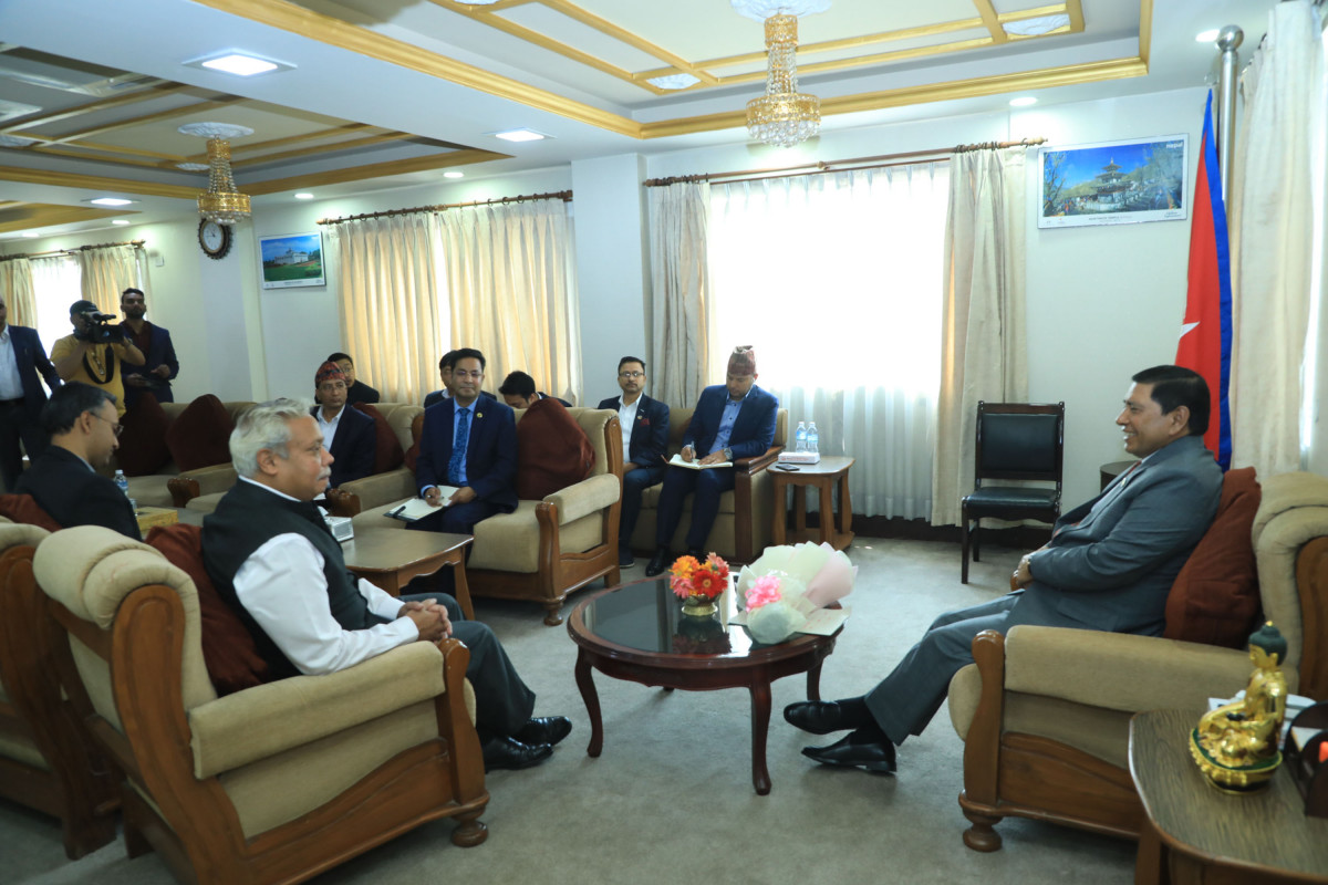 उपप्रधानमन्त्री श्रेष्ठ र भारतीय राजदूतबिच भेटवार्ता, के भयो कुराकानी ?