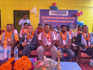 नेपाल बैंकद्वारा  विद्यालयलाई भवन हस्तान्तरण