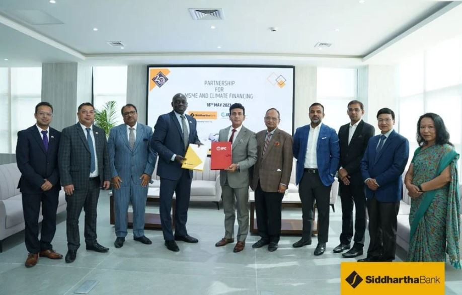 सिद्धार्थ बैंकलाई आईएफसीबाट ५ करोड ५० लाख अमेरिकी डलरको सुविधा स्वीकृत