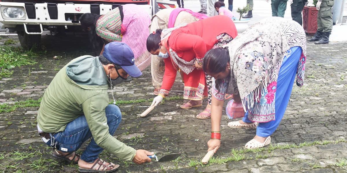 काठमाडौँ महानगरका जनप्रतिनिधिले गरे ३२ वटै वडामा सरसफाइ