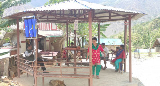 इन्टरनेट र टेलिफोन सुविधासहितको 'स्मार्ट चौतारी'