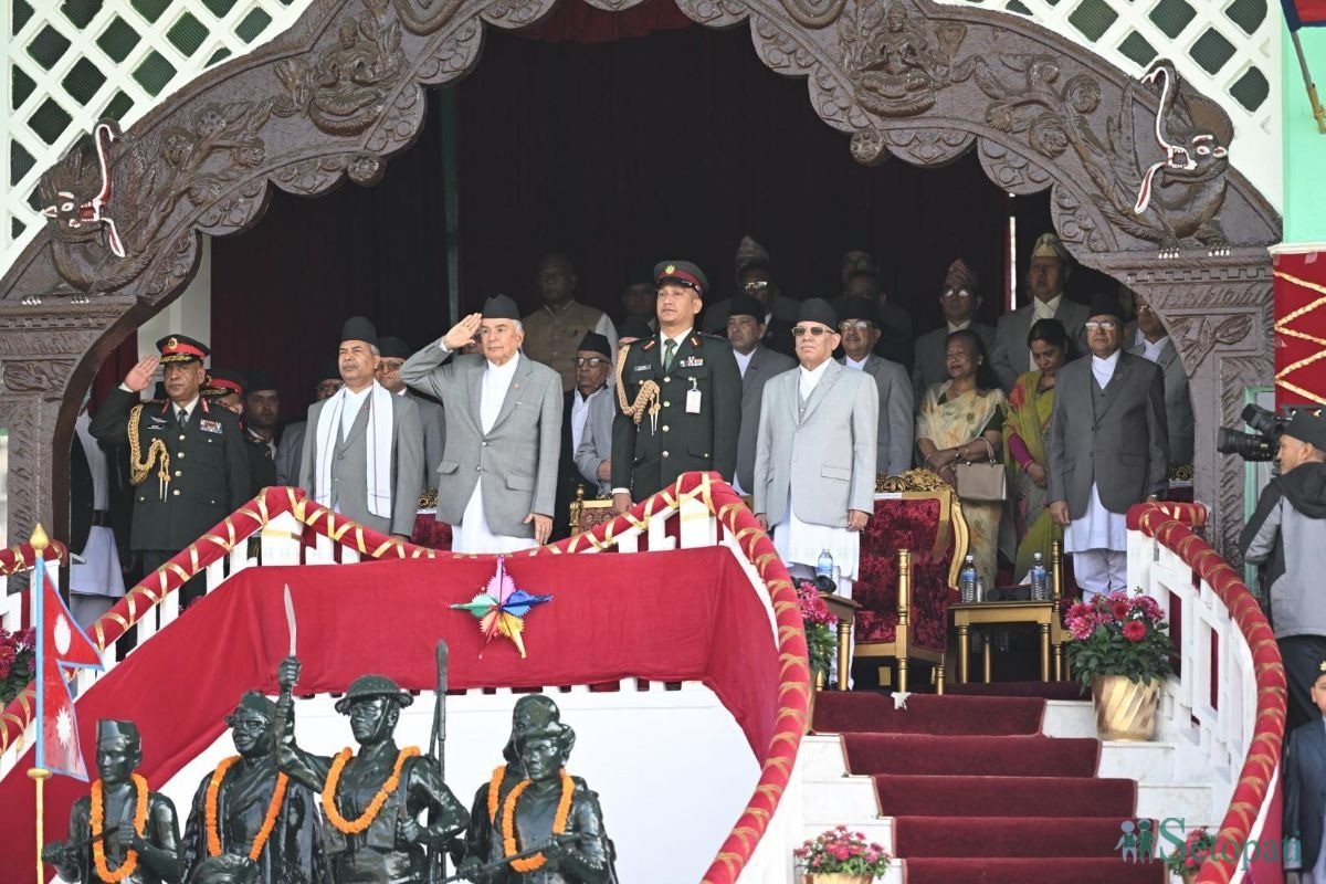 राष्ट्रपति पौडेल १६ औँ गणतन्त्र दिवसको समारोहमा सरिक