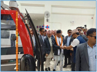 प्रधानमन्त्री प्रचण्डले उद्घाटन गरे लुम्बिनी केबलकार