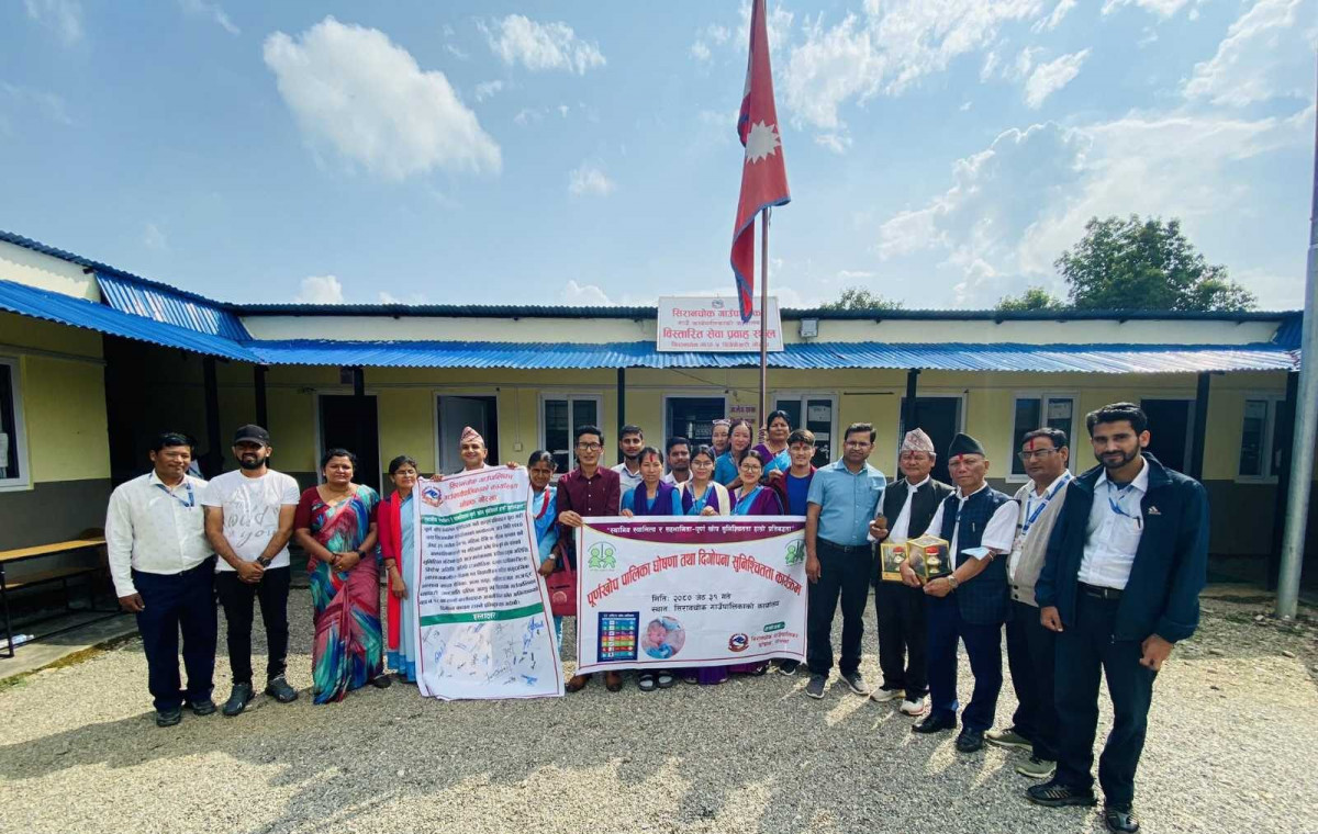 सिरानचोक गाउँपालिकालाई पूर्ण खोप पालिका घोषणा